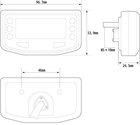 ACE-278 Digital display - Speedometer, Warning lamps, RPM, Temperature picture 2